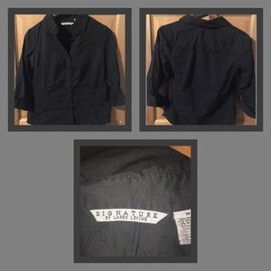 Signature by Larry Levine Tops - Button up work top Signature by Larry Levine Tops - Button up work top